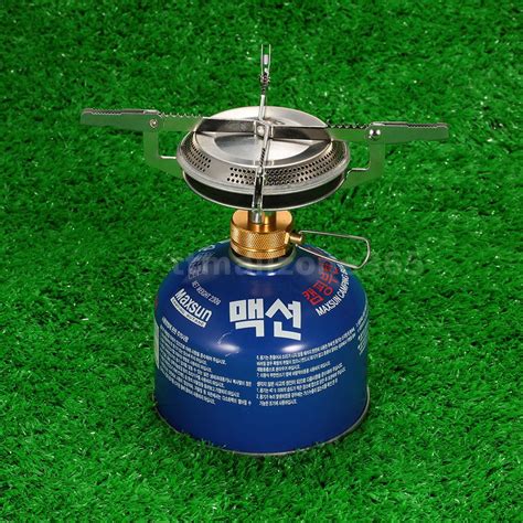 Portable Outdoor Camping Gas Stove Collapsible Mini Propane Canister ...