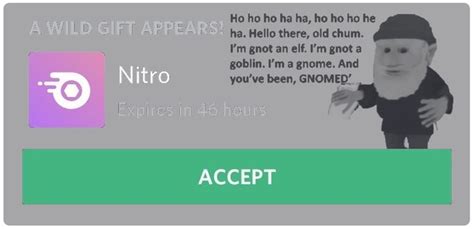 Fake nitro gift | Discord Games | Discord game, Discord me, Nitro