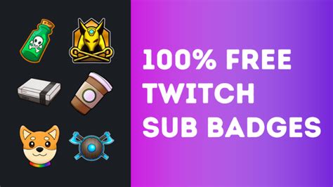 70+ Free Twitch Sub Badges (& Where To Find More)