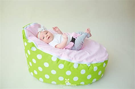 BayB Brand Baby Bean Bag – Filled – (Pink/Green) | Baby Shop