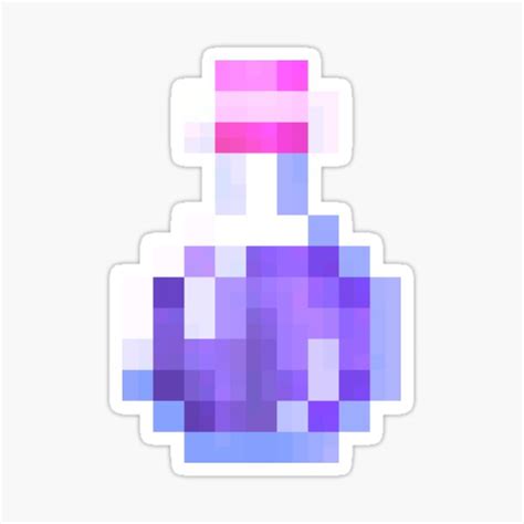 "Minecraft Invisibility Potion Pixel Art" Sticker for Sale by TreyOvard ...