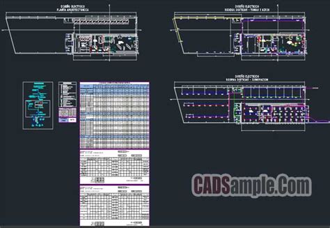 Warehouse Lighting Design Project Free Dwg