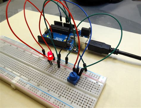 Lesson 11: Arduino Circuit to Dim LED with Potentiometer | Technology Tutorials