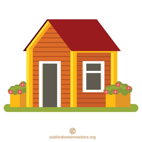 Small house Royalty-free Stock Vector Clip Art