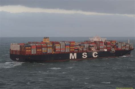 MSC Zoe Loses Up to 270 Containers Overboard in North Sea - PHOTOS