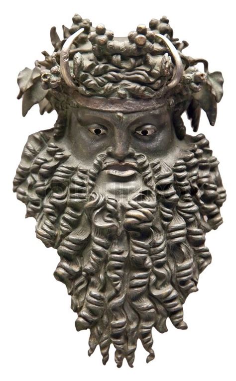 Dionysus mask (Greek god of vine) | Stock image | Colourbox