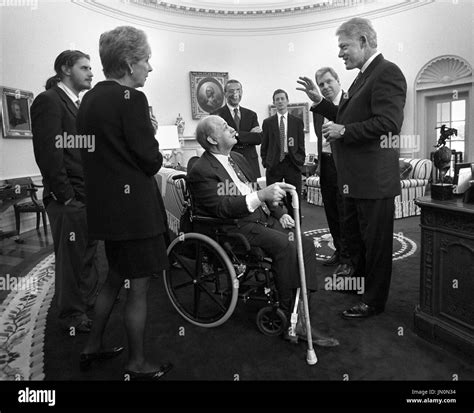 James Brady along with wife Sarah and son Scott meet with United States ...