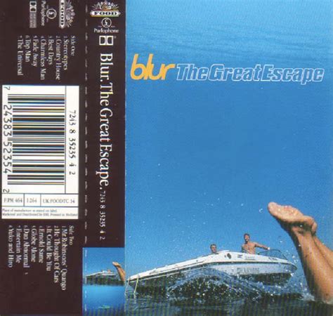 Blur – The Great Escape (1995, Cassette) - Discogs