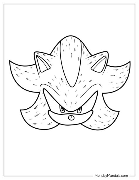 20 Shadow Sonic Coloring Pages (Free PDF Printables)