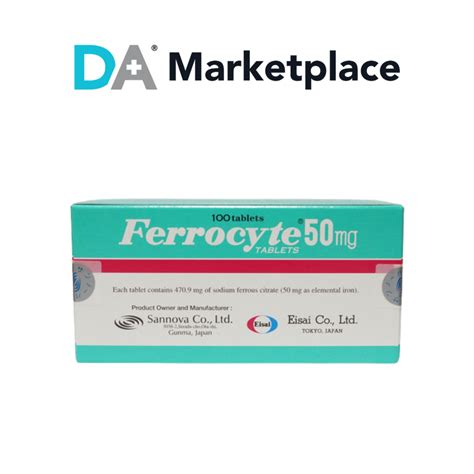 Ferrocyte Iron Tablet 50mg | Doctor Anywhere Marketplace