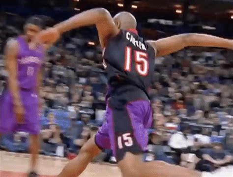 Vince Carter Dunk Over 7 Footer Gif