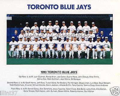 1993 TORONTO BLUE JAYS WORLD SERIES CHAMPIONS 8X10 TEAM PHOTO | eBay