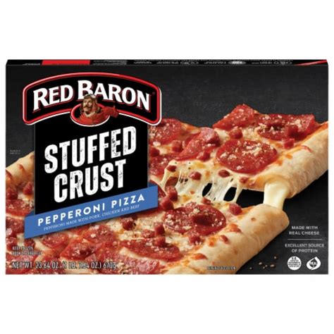 Red Baron Frozen Pizza Stuffed Crust Pepperoni, 23.64 oz - Smith’s Food ...