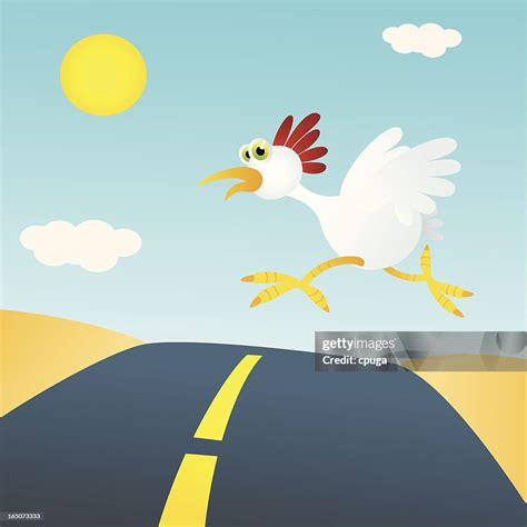 Chicken Crossing Road High-Res Vector Graphic - Getty Images