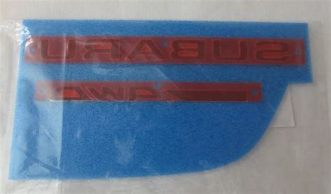 Genuine OEM Subaru Rear Badge Set - Badges & Stickers - Celtic Motosport