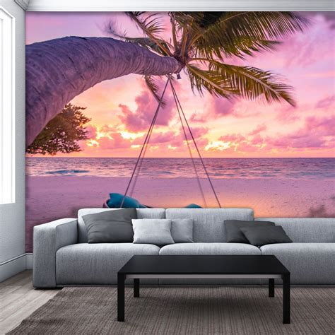 Ταπετσαρία - Pink sunset Hawaii - SmartCrafts