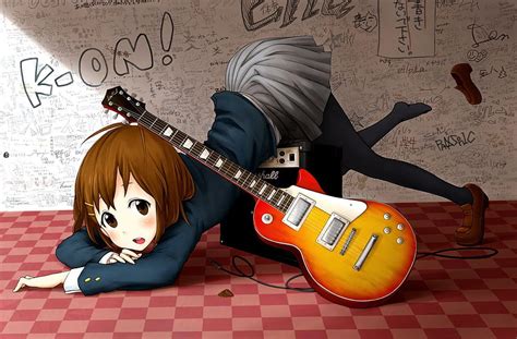 Guitar Hirasawa Yui Instrument K On!, Anime with Guitar HD wallpaper | Pxfuel