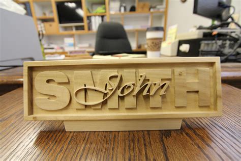 Personalized Desk Name Plate