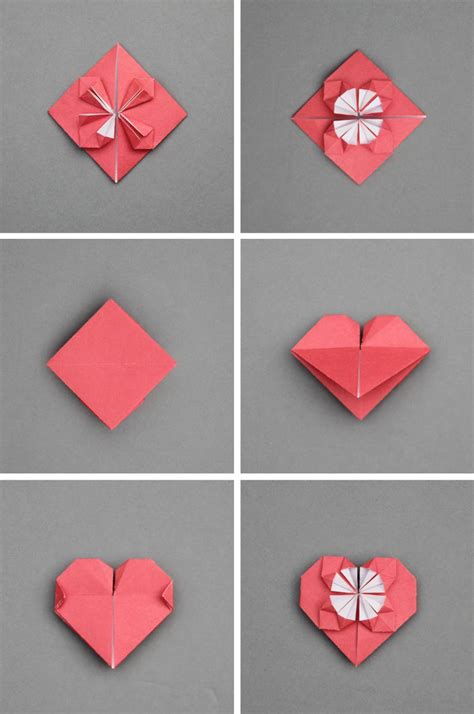 HOW TO MAKE ORIGAMI BLOSSOM HEARTS. — Gathering Beauty Origami Star Paper, Origami Ball, Origami ...