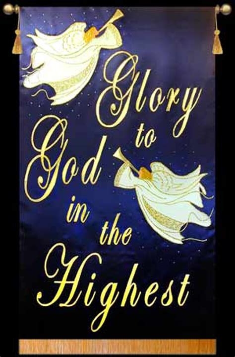 Glory to God in the Highest - Christmas Praise Banner