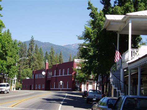 Weaverville, CA: Weaverville's Main Street with Mount Bally in the background | Weaverville ...