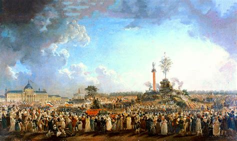 Robespierre and the National Convention Inaugurate New Religion, 1794 ...