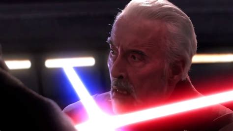 Dooku Dies - YouTube