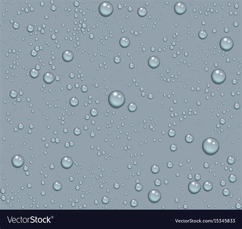 Dew drops of water seamless background Royalty Free Vector