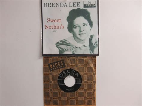 💥' BRENDA LEE ' HIT 45 + PICTURE [ SWEET NOTHIN'S ] 1959 !💥 | eBay