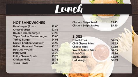 Campus Cafe Menu | TCTC