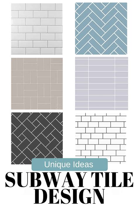 30 Unique Subway Tile Pattern Ideas • Craving Some Creativity