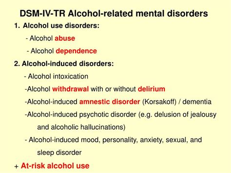 PPT - Alcohol abuse and dependence: diagnosis and treatment PowerPoint Presentation - ID:4145065