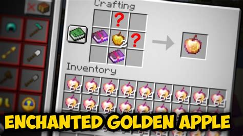 How to Craft Enchanted Golden Apple 1.20+ ( All Editions) - YouTube