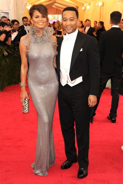 Chrissy Teigen & John Legend in Ralph Lauren Met Ball 2014 Met Gala ...