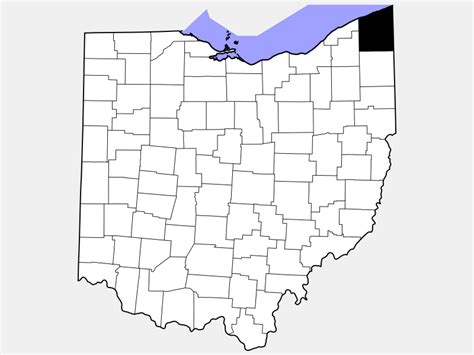 Ashtabula County, OH - Geographic Facts & Maps - MapSof.net