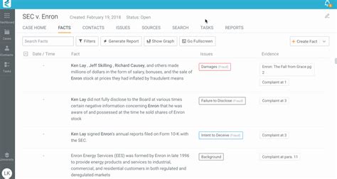 How To Create Case Chronologies with Legal Timelines | CaseFleet