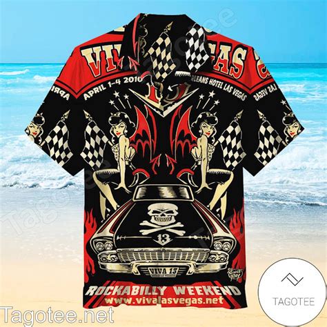 Viva Las Vegas Rockabilly Weekend 2010 Hawaiian Shirt - Tagotee