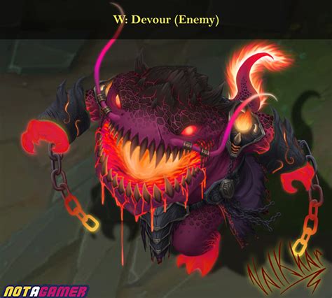 League of Legends: Infernal Tahm Kench skin is designed very beautiful by Fan - Not A Gamer