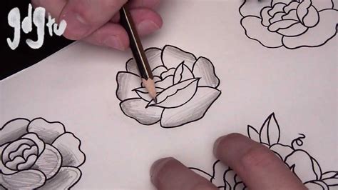 Where to Shade / Shading Techniques for Tattoo Designs - YouTube