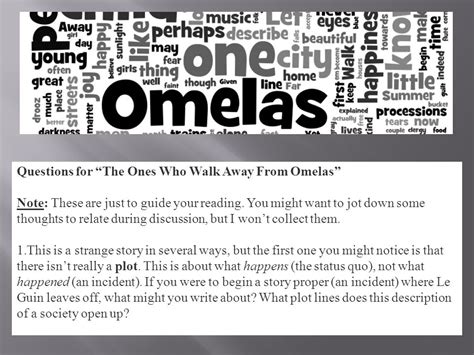 The ones who walk away from omelas symbolism - learningkasap