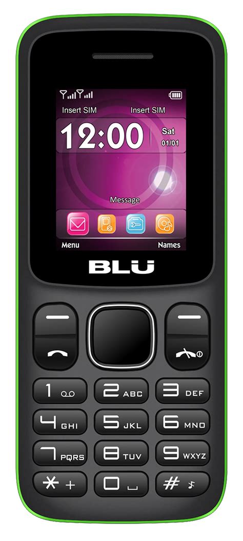 BLU Z4 Z190 Unlocked GSM Feature Phone w/ Built-in Flashlight - Green - Walmart.com