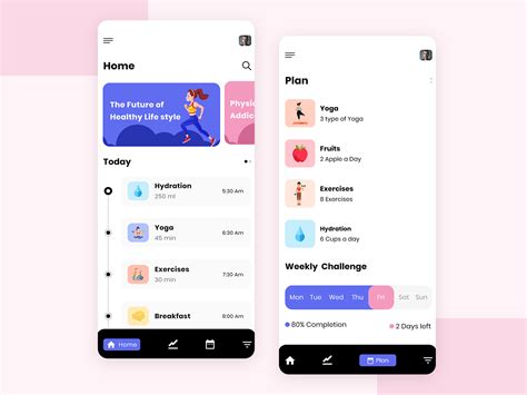 Daily Fitness Challenges App by Excellent Webworld on Dribbble