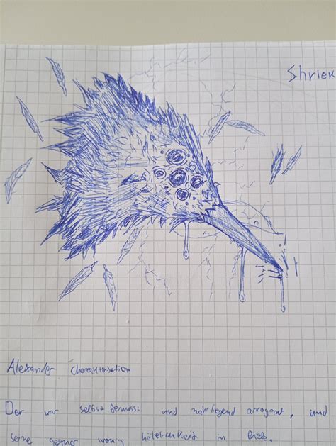 Doodled the Shrieker in Class. : r/darkestdungeon