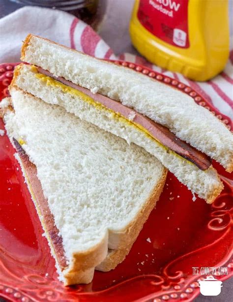 Fried Bologna Sandwich - The Country Cook