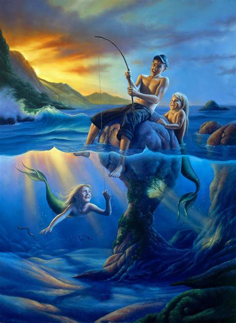 Jim Warren... | Mermaid art, Mermaid pictures, Fantasy mermaids