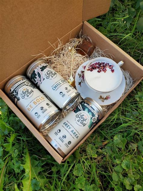 Tea Gift Set trio Tea Set Organic Fair Trade - Etsy