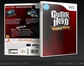 Guitar Hero: World Tour Wii Box Art Cover by bpc908