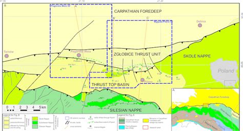 Tectonic setting (A) and geological map (B) of the study area (within... | Download Scientific ...