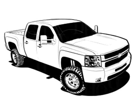 Chevy Cars Truck Coloring Pages | Best Place to Color