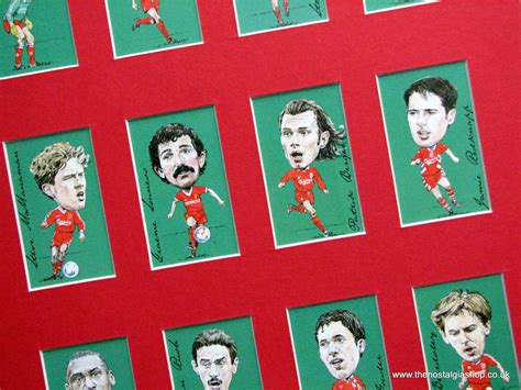 Liverpool Legends. Mounted Football Card Set – The Nostalgia Shop